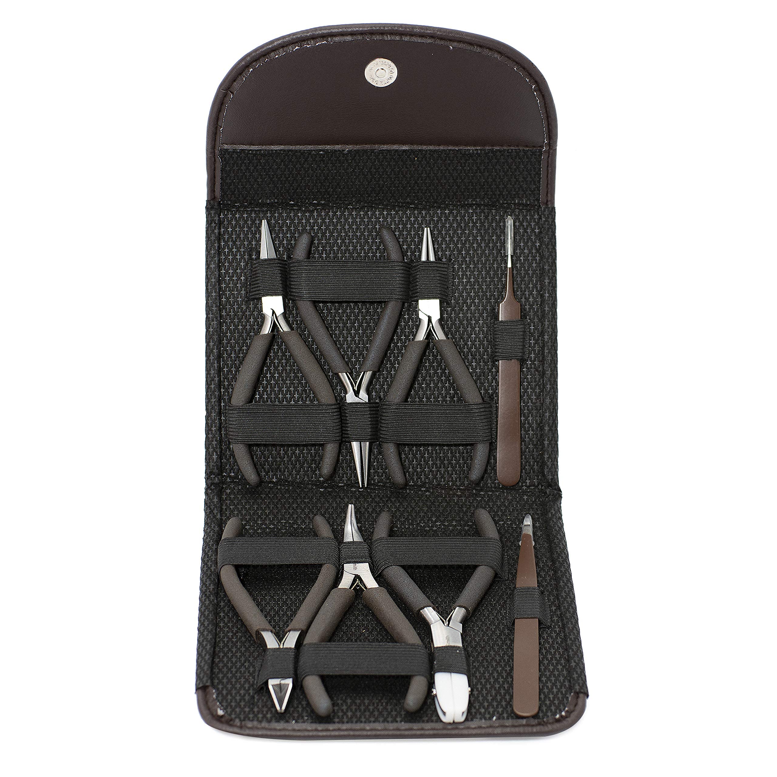 The Beadsmith Set Da 8 Strumenti Per Bigiotteria: Pinze Colorate E Pinzette In Custodia Acqua - 3