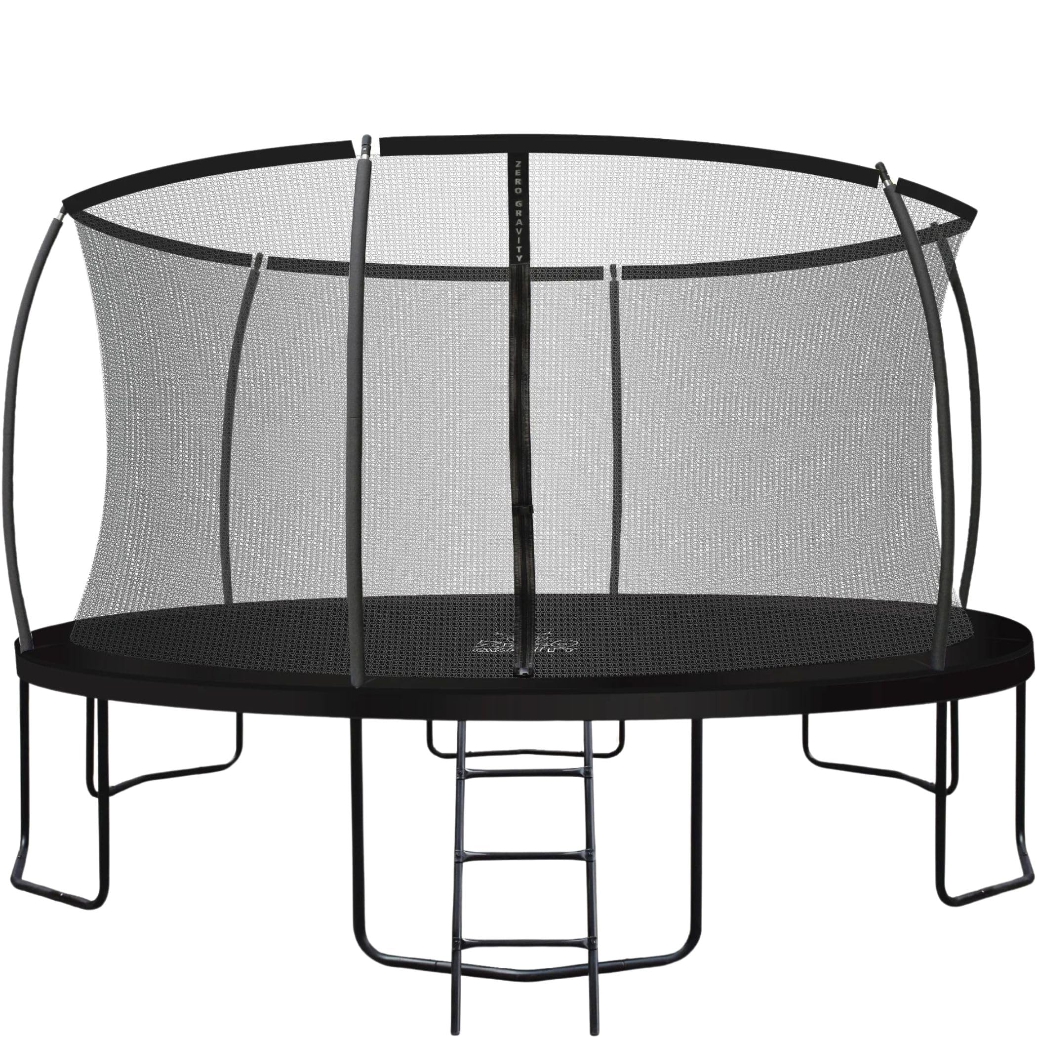 Zero Gravity Ultima 4 6ft / 8ft / 10ft / 12ft /14ft Trampoline Round with Safety Enclosure Netting and Ladder…