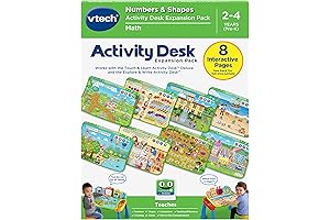 VTech Touch and Learn Activity Desk Deluxe Expansion Pack - Numbers and Shapes