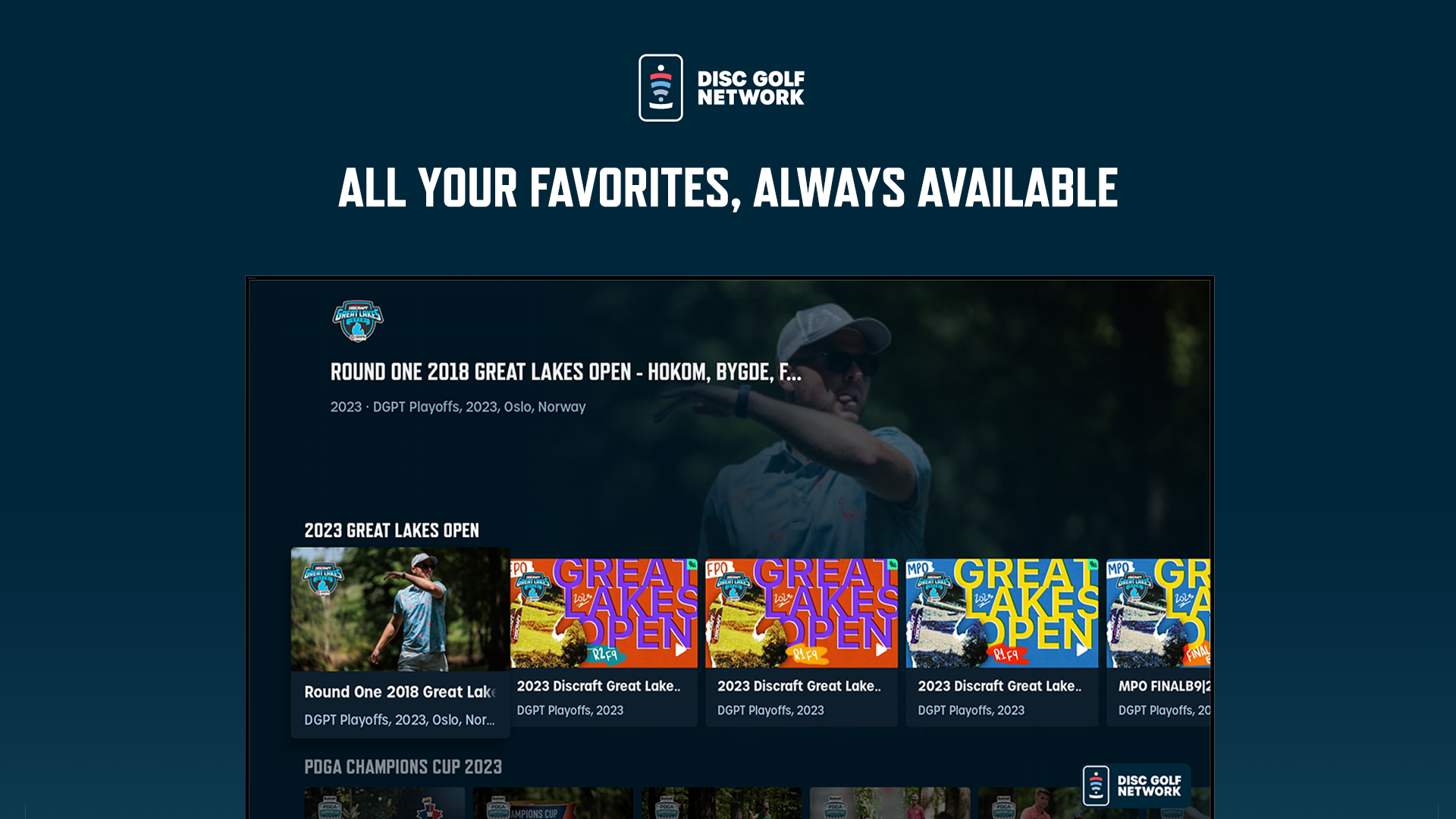 Disc Golf Network App on Amazon Appstore