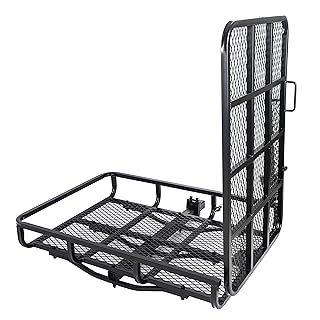 Mobility Carrier Wheelchair Electric Scooter Rack Hitch Disability Medical Ramp 500Lbs Capacity