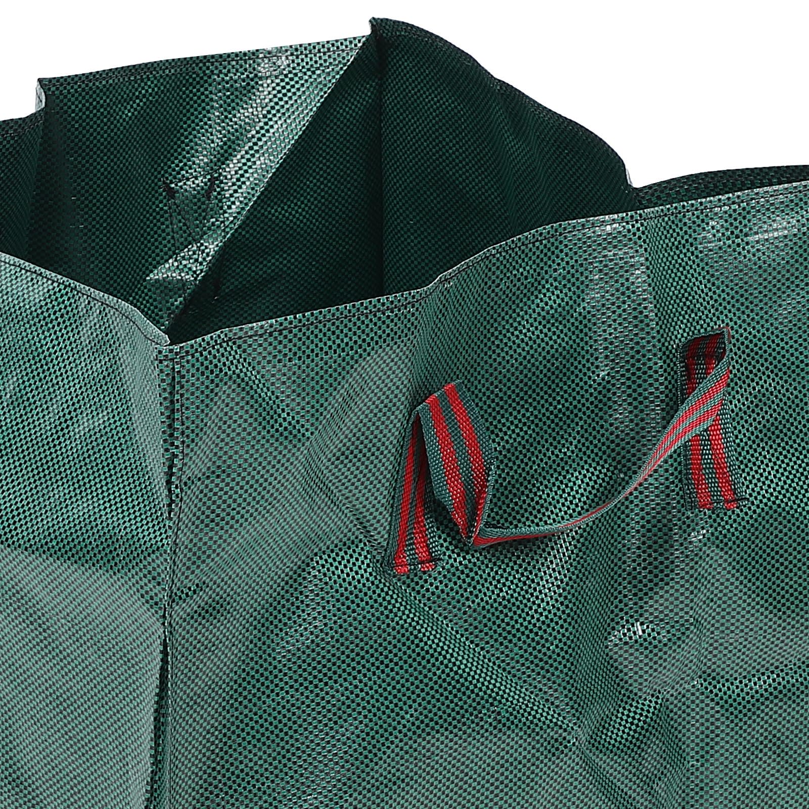DECHOUS 2 Stück Wiederverwendbare Garten laubsäcke aus Robustem Pp material Große Kapazität Wasserbeständig zur Sammlung von Laub Unkraut und Gartenabfällen für Gartenliebhaber