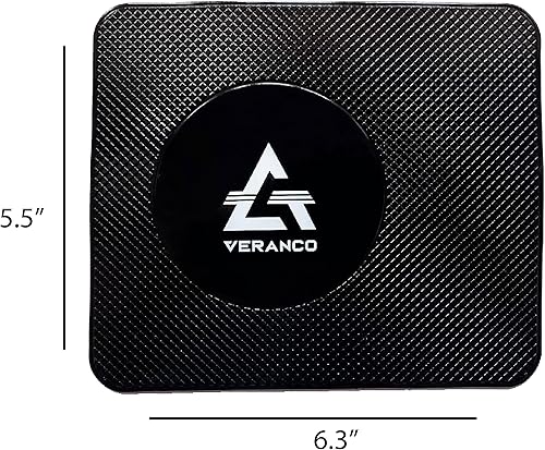 Miniatura 7 de VeranCo - Tapete antideslizante para tablero de automóvil, soporte universal antideslizante, almohadilla de gel multiusos adhesiva, almohadilla de