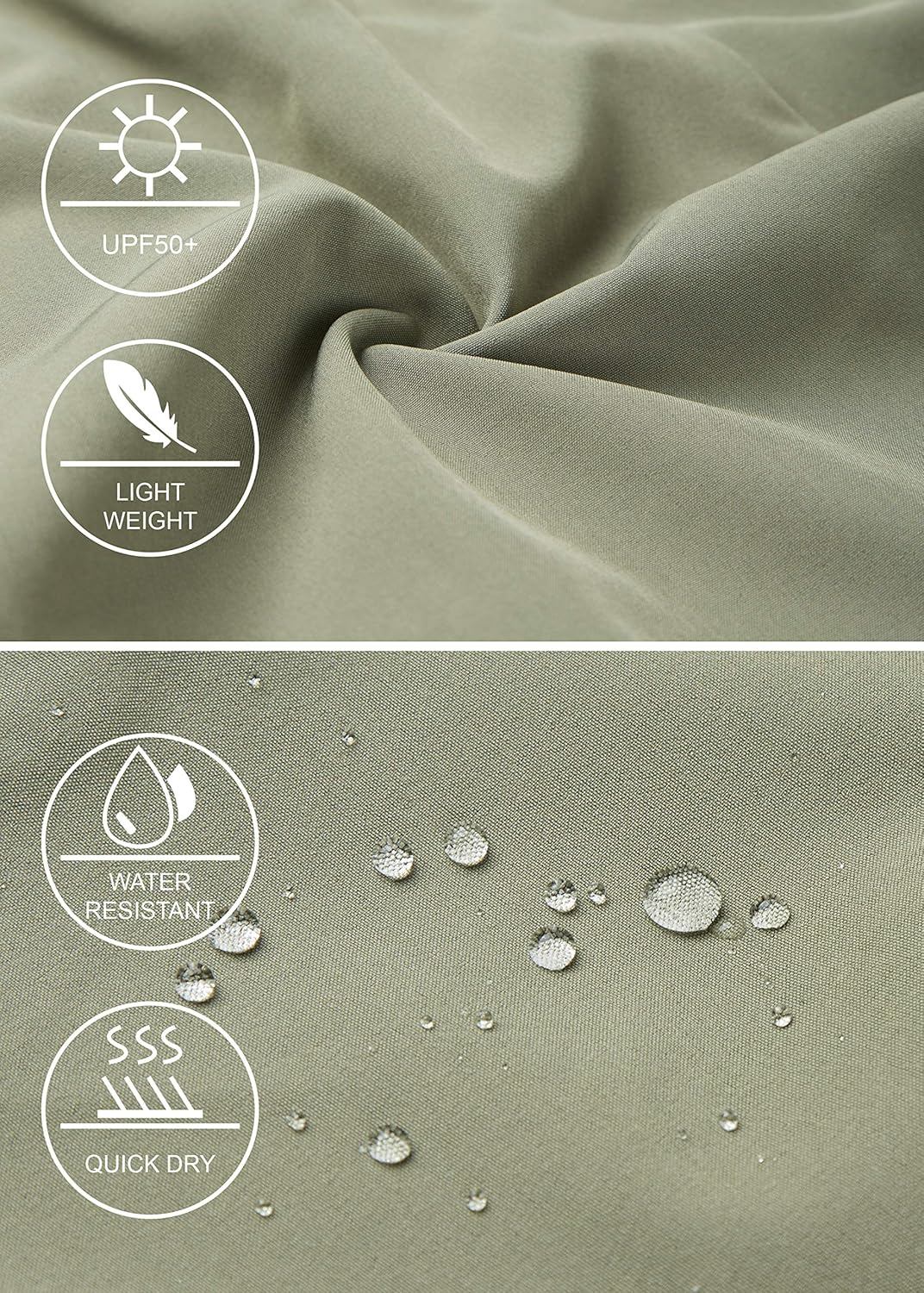 Libin Women's Capri Pants Lightweight Quick Dry Cargo Hiking Capris Travel Casual Cropped Pants Zipper Pockets - Image 5