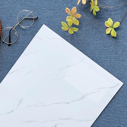 Miniatura 6 de Haimin Paneles de pared para despegar y pegar, 10 piezas de 23.6 x 11.8 pulgadas (19.4 pies cuadrados de cobertura), azulejos ligeros con aspecto de