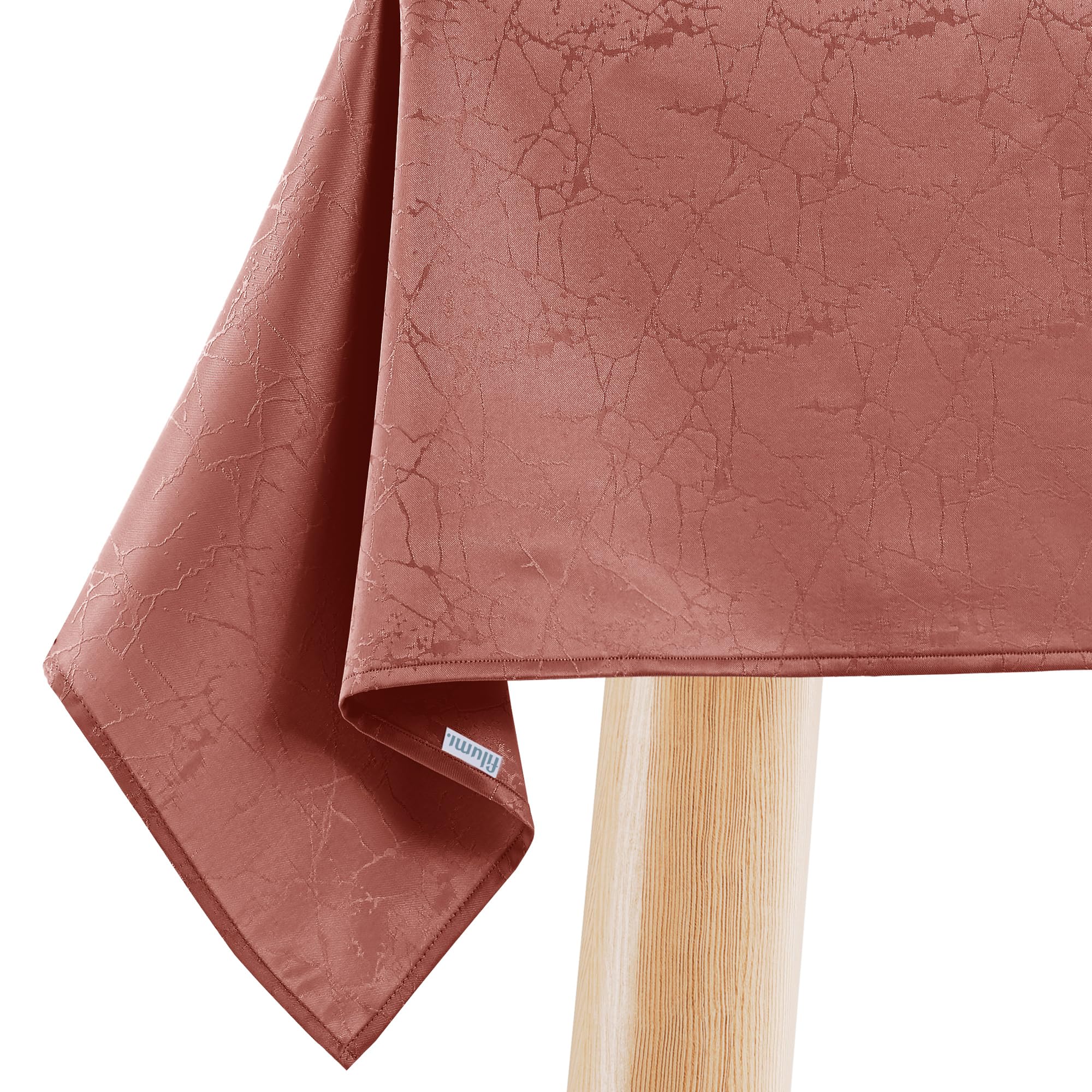 Obrus 140x260 cm Różany plamoodporny Do domu i ogrodu wzór marmur Manil
