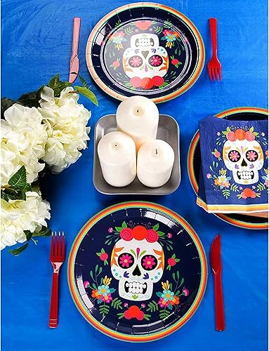 Miniatura 3 de Juvale Mantel rectangular desechable de plástico antideslizante de 54 x 108 pulgadas, paquete de 6 unidades, color azul, para fiestas y eventos