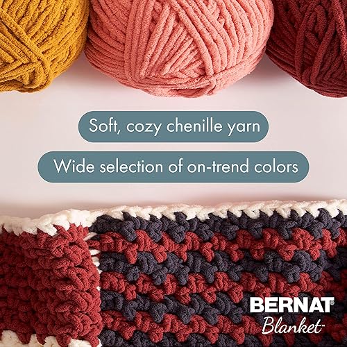 Miniatura 6 de Bernat Manta  Paquete de 2 hilos de abedul tostado 100% poliéster de 220 yardas10.5 onzas