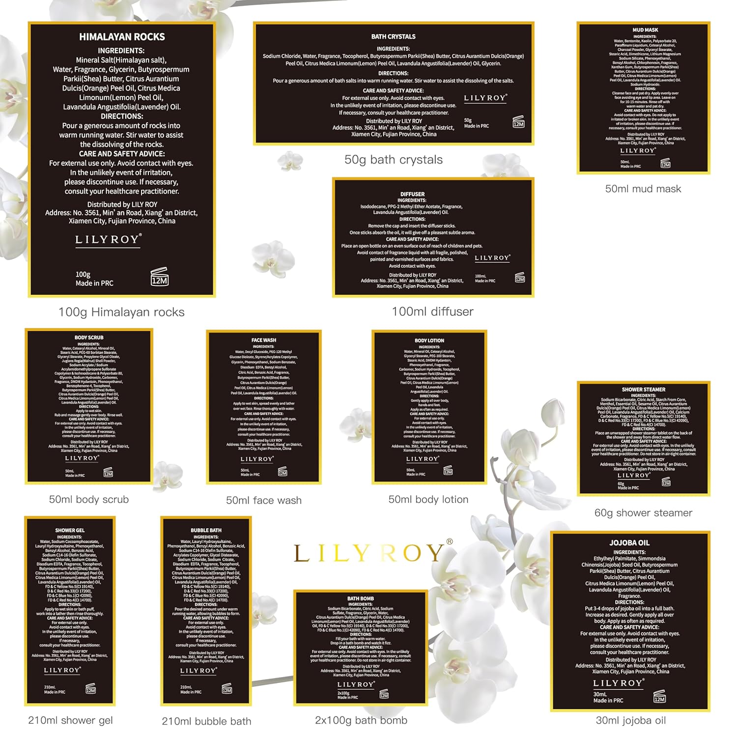 Valentines Day Gifts for Women - 18-Piece Luxury Gold Spa Gift Set, Premium Bath Collection | Father's Day, Mothers Day Gift, Birthday Gifts, Christmas, All Occasion Ultimate Holiday Gift - Image 7