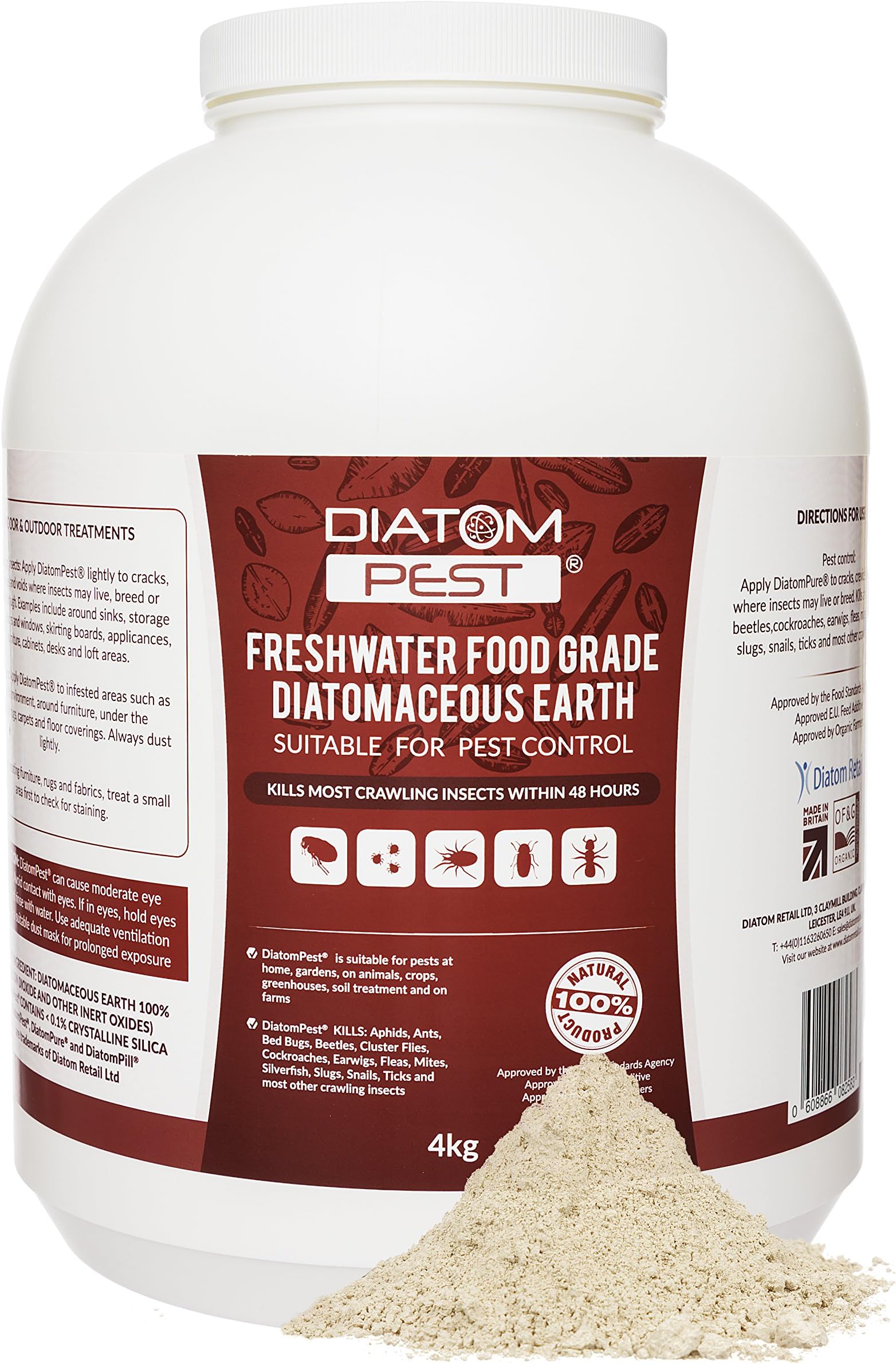 DiatomPest® Pest Grade Diatomaceous Earth 4kg
