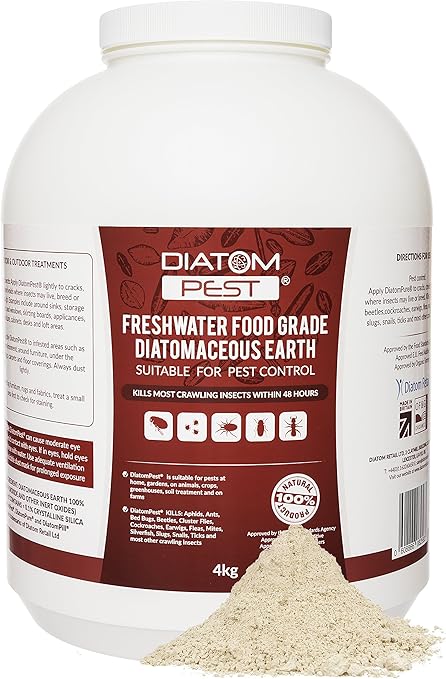 Diatompest Pest Grade Diatomaceous Earth 4kg Amazon Co Uk Pet Supplies