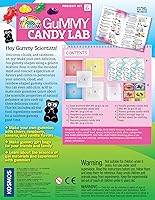 Vista 2 de Thames & Kosmos Rainbow Gummy Candy Lab - ¡Unicornios, nubes y arcoíris! Kit de experimentos STEM de ciencia dulce, haz tus propias gomitas