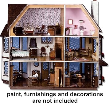 Greenleaf Harrison Dollhouse Kit - 1 Inch Scale