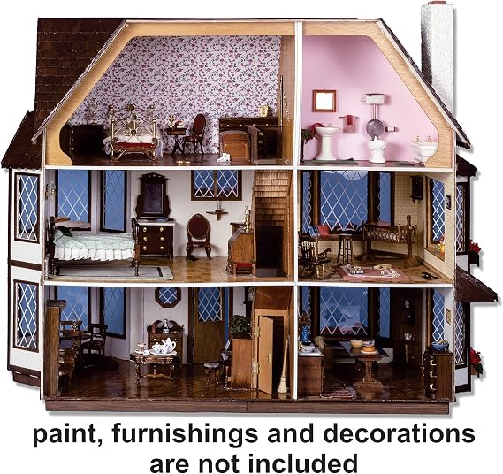 Greenleaf Harrison Dollhouse Kit - 1 Inch Scale