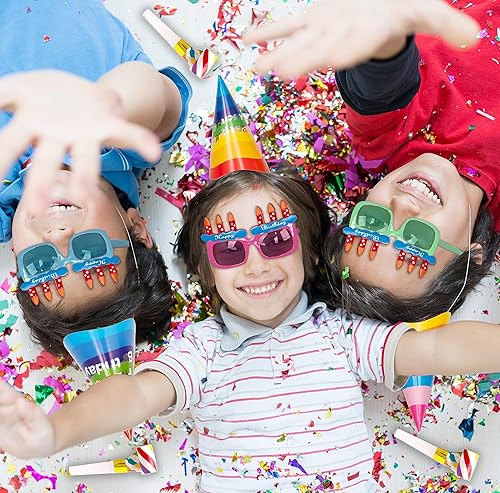 Miniatura 2 de Tigerdoe Sombreros de fiesta de cumpleaños, juego temático de feliz cumpleaños, suministros para fiestas y decoración, juego de 36 piezas, 12