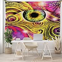 Vista 75 de Ambesonne Tapiz de palmera, impresión de imagen de atardecer tropical, estilo vintage, playa de verano, para colgar en la pared para dormitorio