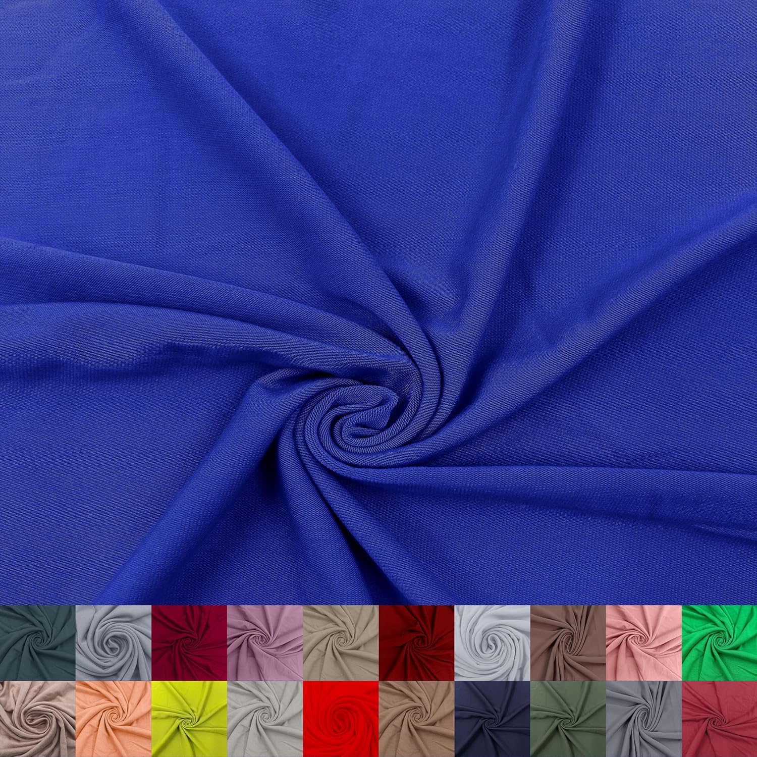 60" Wide Rayon Modal Spandex Jersey Knit Fabric by The Yard (225 GSM) - Medium Weight, 4-Way Stretch, Breathable - for T-Shirts, Leggings, Apparel & DIY Crafts
