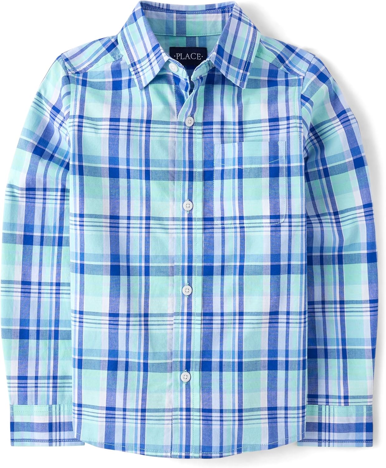 The Children’s Place Boys’ Long Sleeve Button Down Shirts