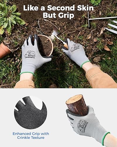 Miniatura 8 de toolant Noir-TI - Juego de brocas avellanadas de cobalto + paquete de guantes de trabajo de látex arrugado toolant