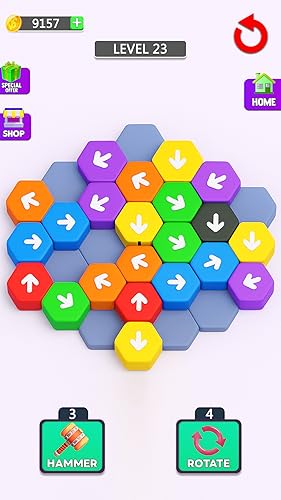 Hexa Block Puzzle Take Away Tapping Master: Hexa_Blocks Color