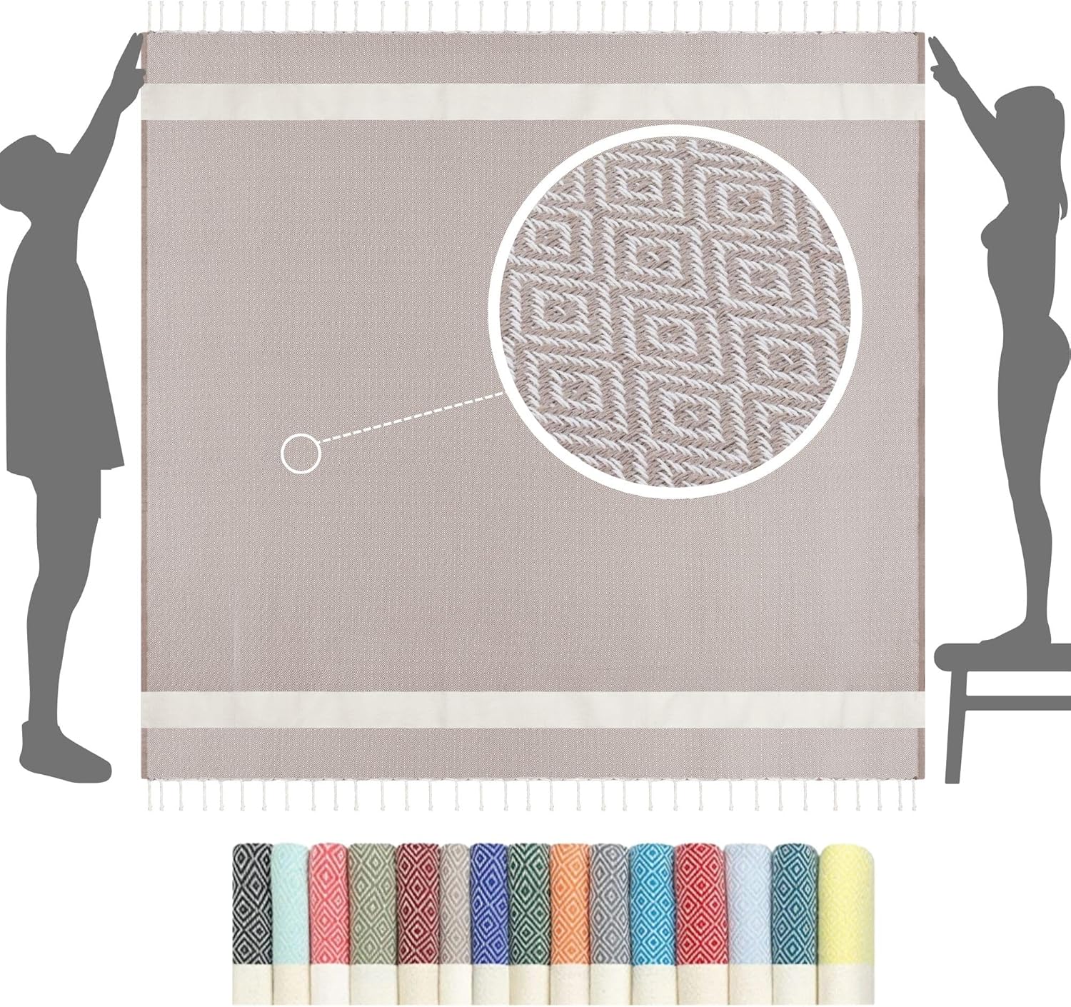 Beach Towels XXL Extra Large OVERSIZED 200x200 cm Premium Quality