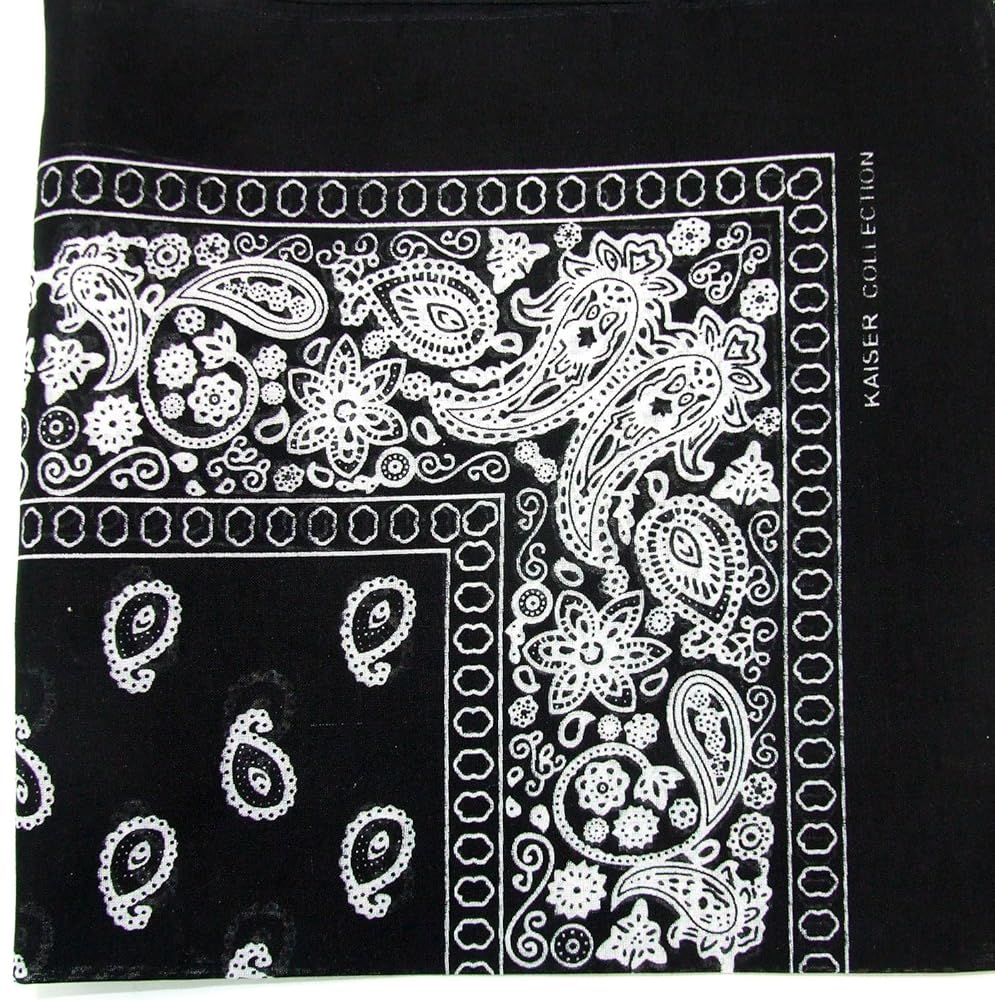 Amazon.com: Kaiser Novelty Bandanas Paisley Cotton Bandanas