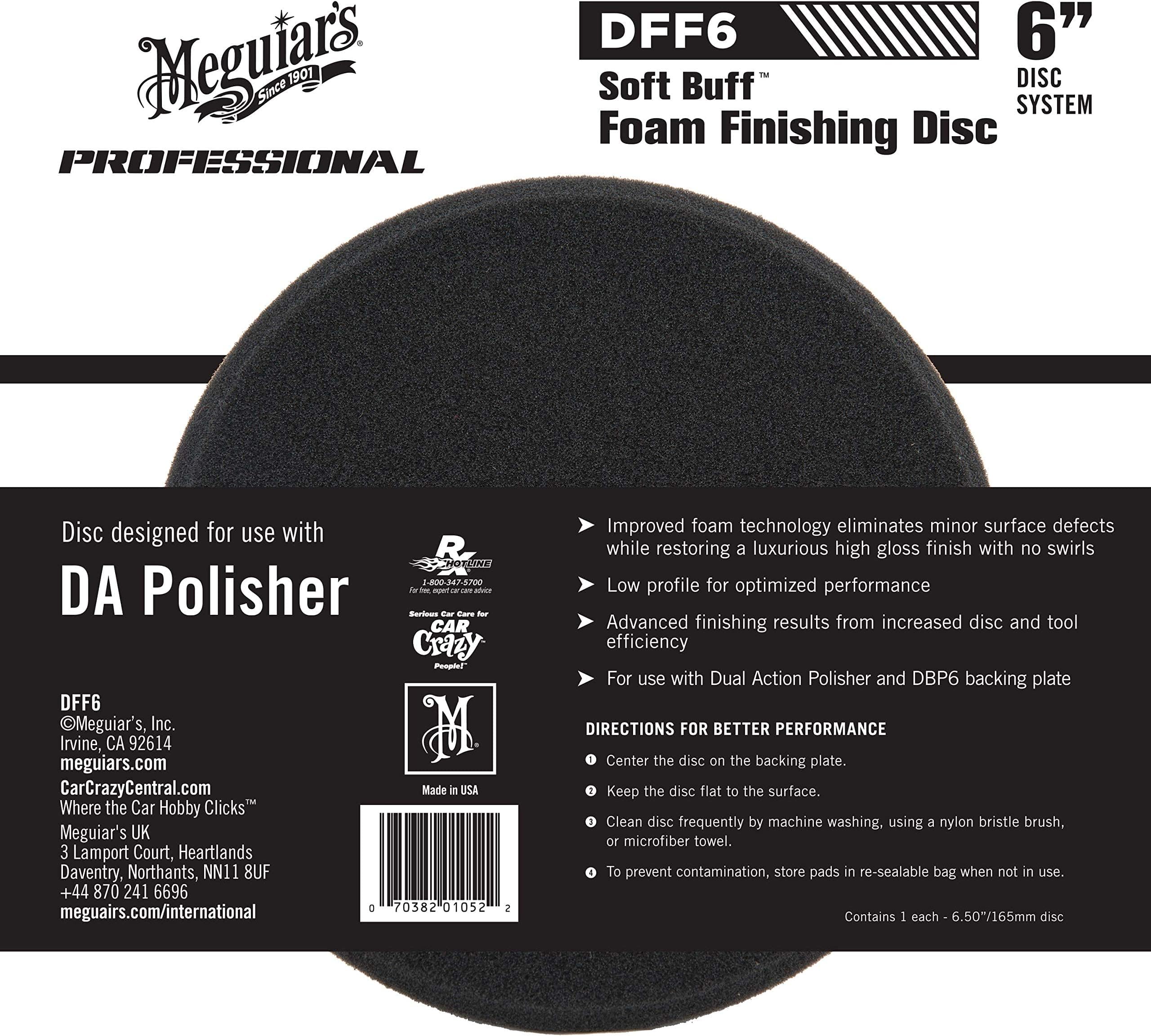 Meguiar's DAバッキングプレート DFF6 DFF6