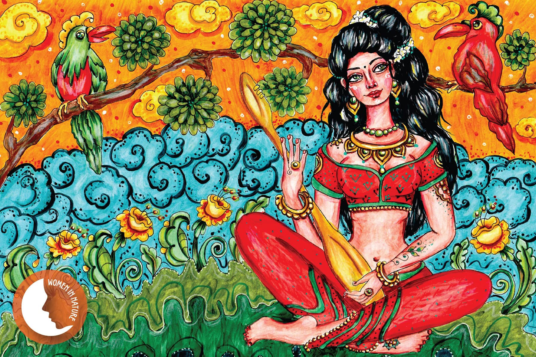 Women In Nature - 12 Illustrated Postcards (B09VG49584) Amazon Price History, Amazon Price Tracker
