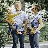 Vista 7 de Chicco Sidekick Plus 3-in-1 Hip Seat Carrier - Titanio Gris