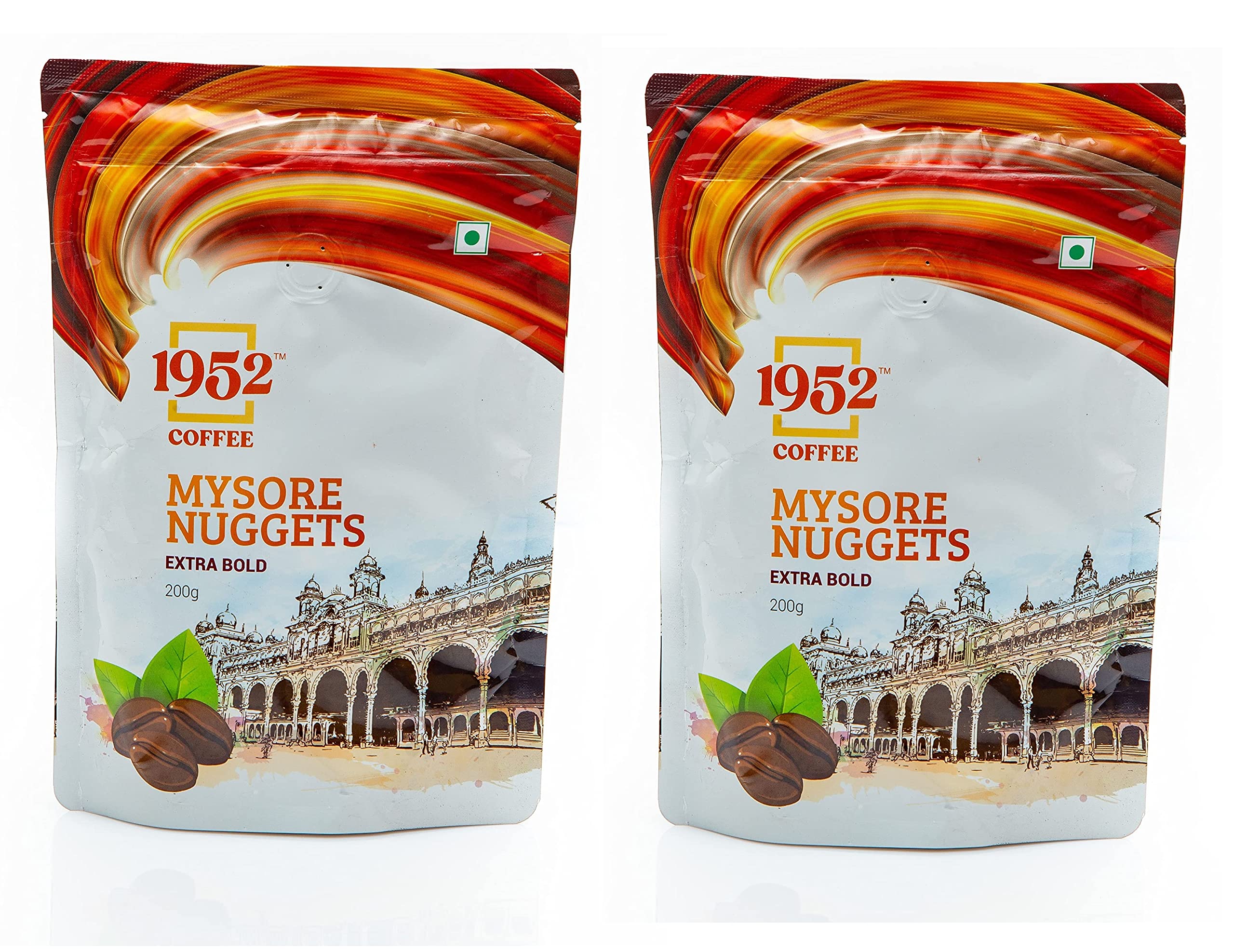 1952 Coffee Mysore Nuggets Extra Bold - 100% Pure Arabica Coffee, Indian Specialty Coffee - 200g Medium Roast (Pack Of 2) (B0D1CNWXVQ) Amazon Price History, Amazon Price Tracker