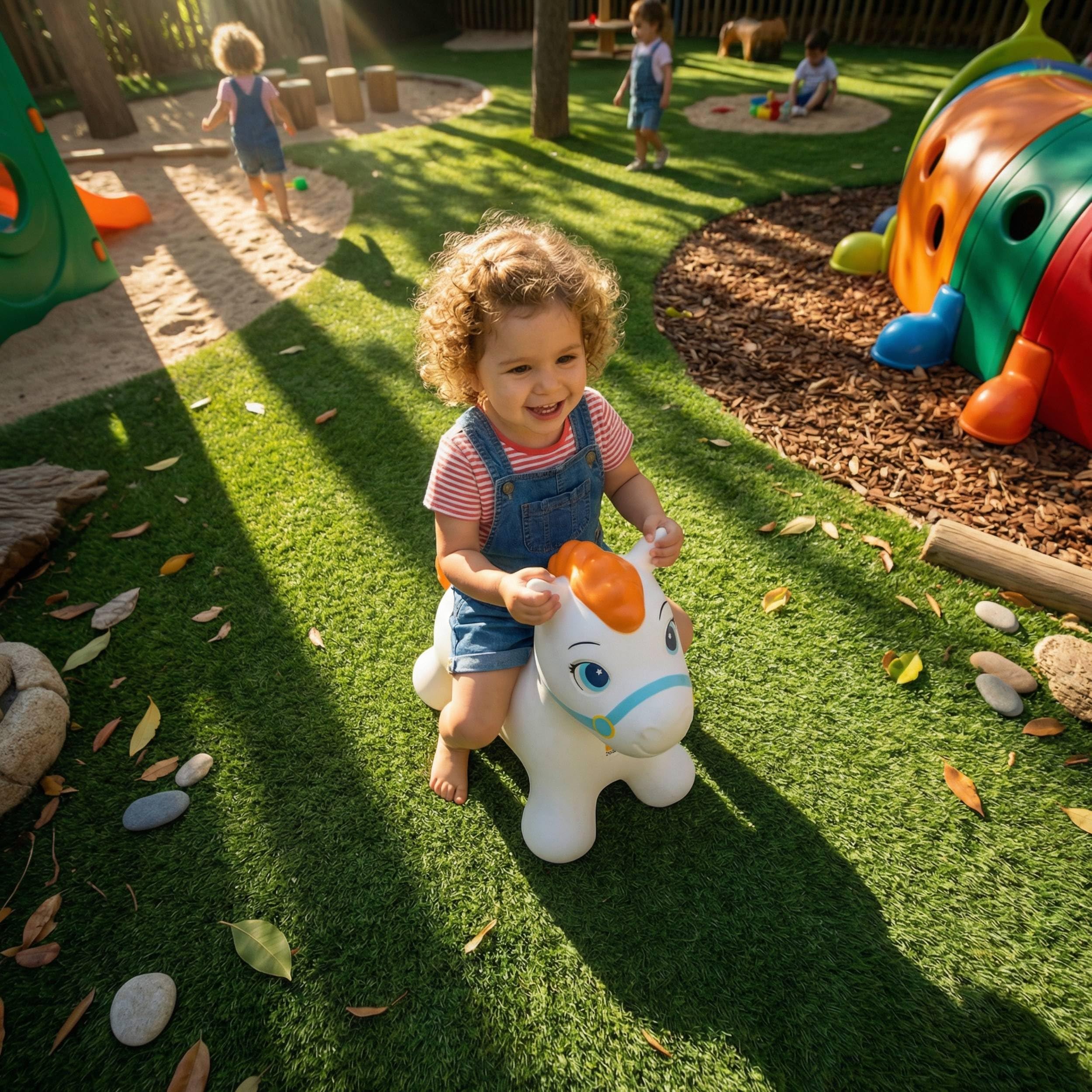 MOLTO | Caballo Saltarín Boingly, Animal Saltarín con Agarre Seguro, Caballo Hinchable para Interior o Exterior, Incluye Hinchador, hasta 20 Kg, Juguete Infantil, + 2 Años