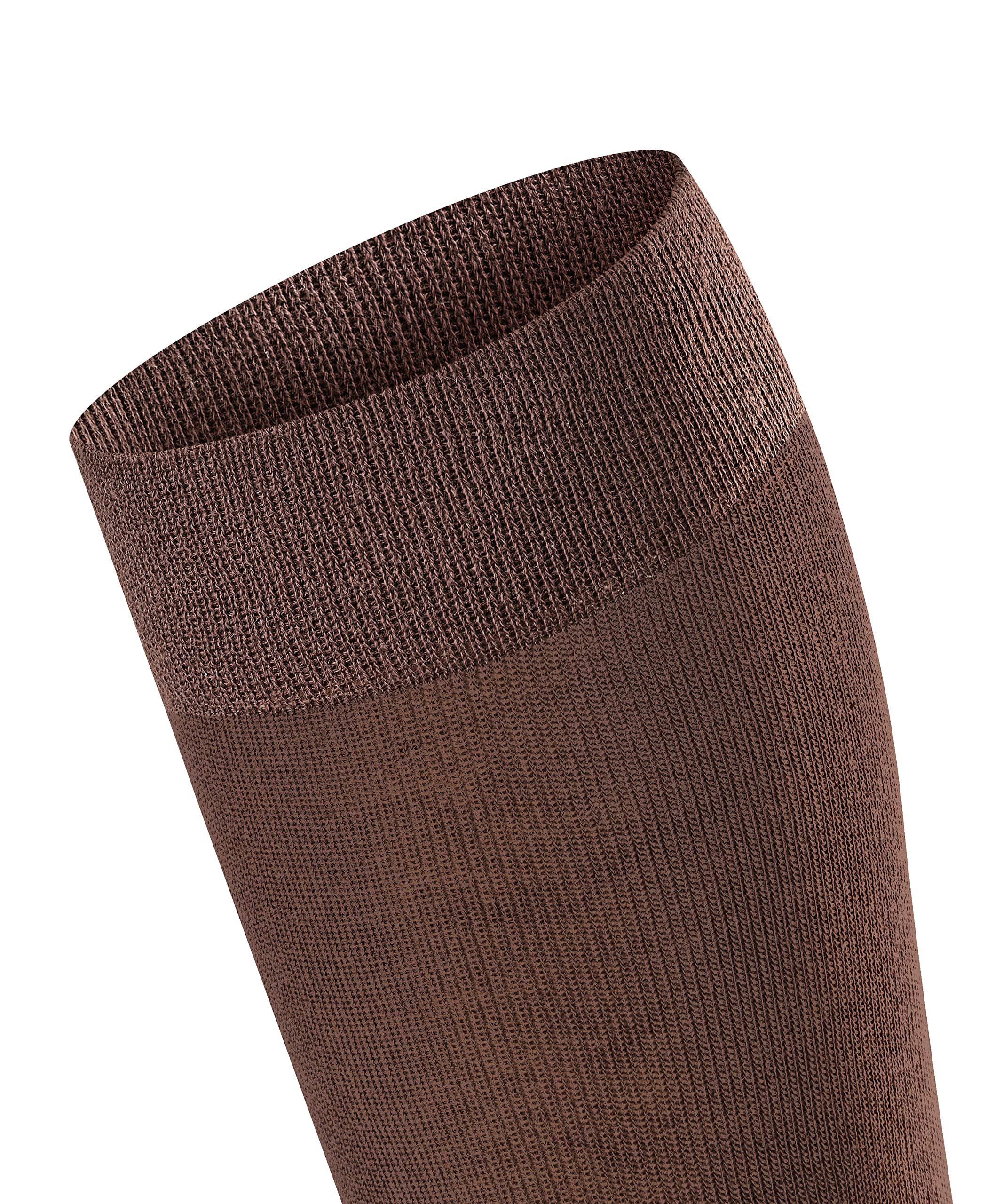 FALKE mujer Sensitive London calcetines largos parte superior ancha para un suave agarre en la pierna adecuado para diabéticos transpirable sostenible ecológico algodón 1 par