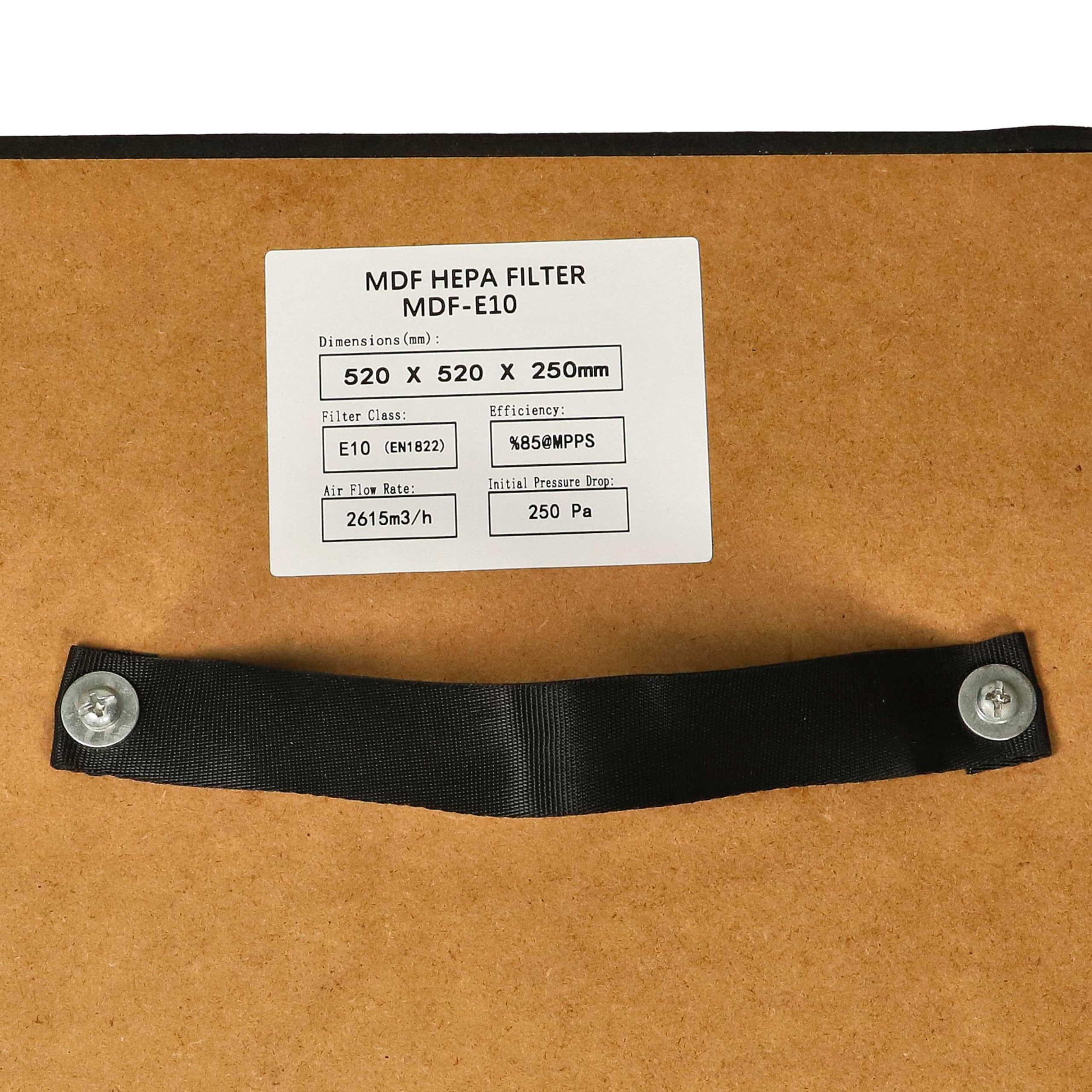 vhbw 4 x zamiennik filtra Teka 978005 do systemu ssącego - filtr HEPA, E10