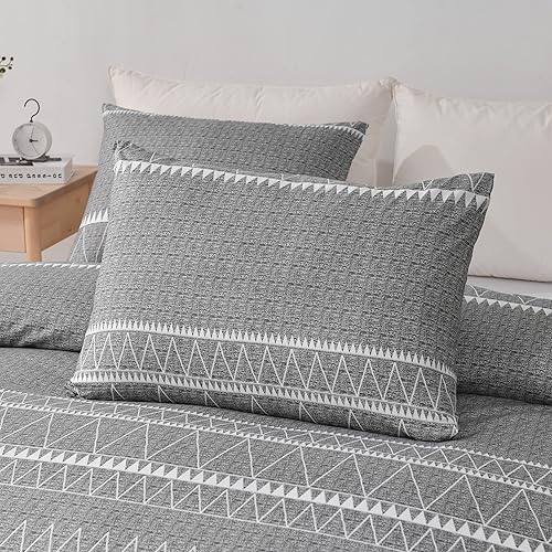 Miniatura 7 de GETIANN - Juego de funda de edredón suave de microfibra hipoalergénica ligera con 2 fundas de almohada de calidad hotelera