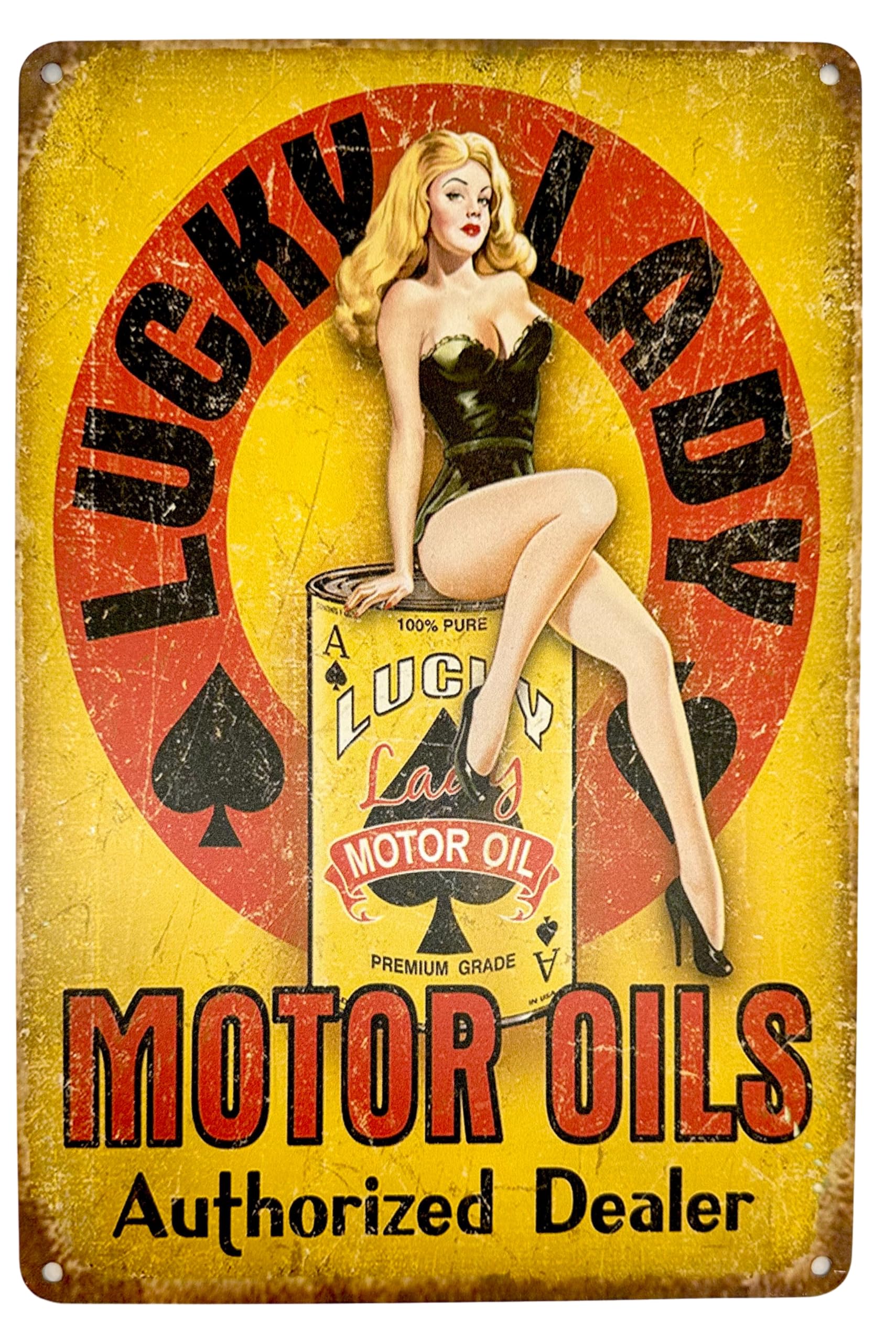 TammieLove Texas Nummernschild God Bless America - 15x30cm Aluminium Schild