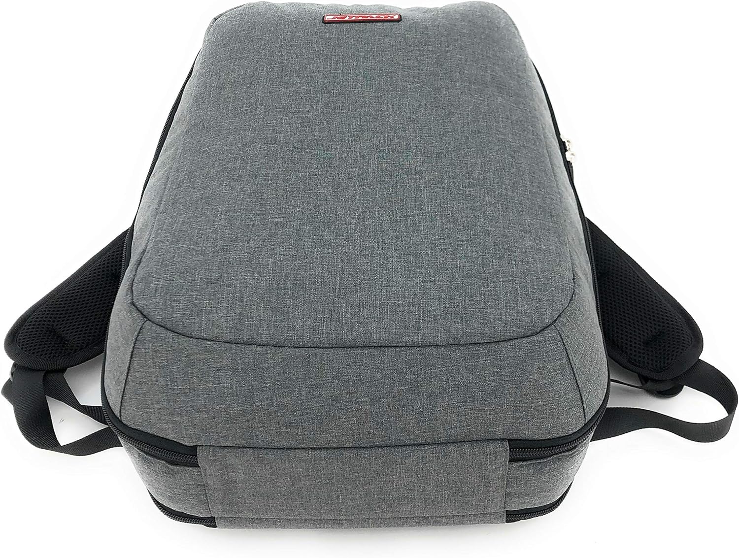 Jetpack Slim Backpack for DVS, Mobile, or Club DJ Gig Set, Bag Carry Laptop, Stand, Tablet, Headphone, Vinyl Records, USB Mobile Devices, Needle Case, Cables, Microphone & More. TSA Compliant (Gray)