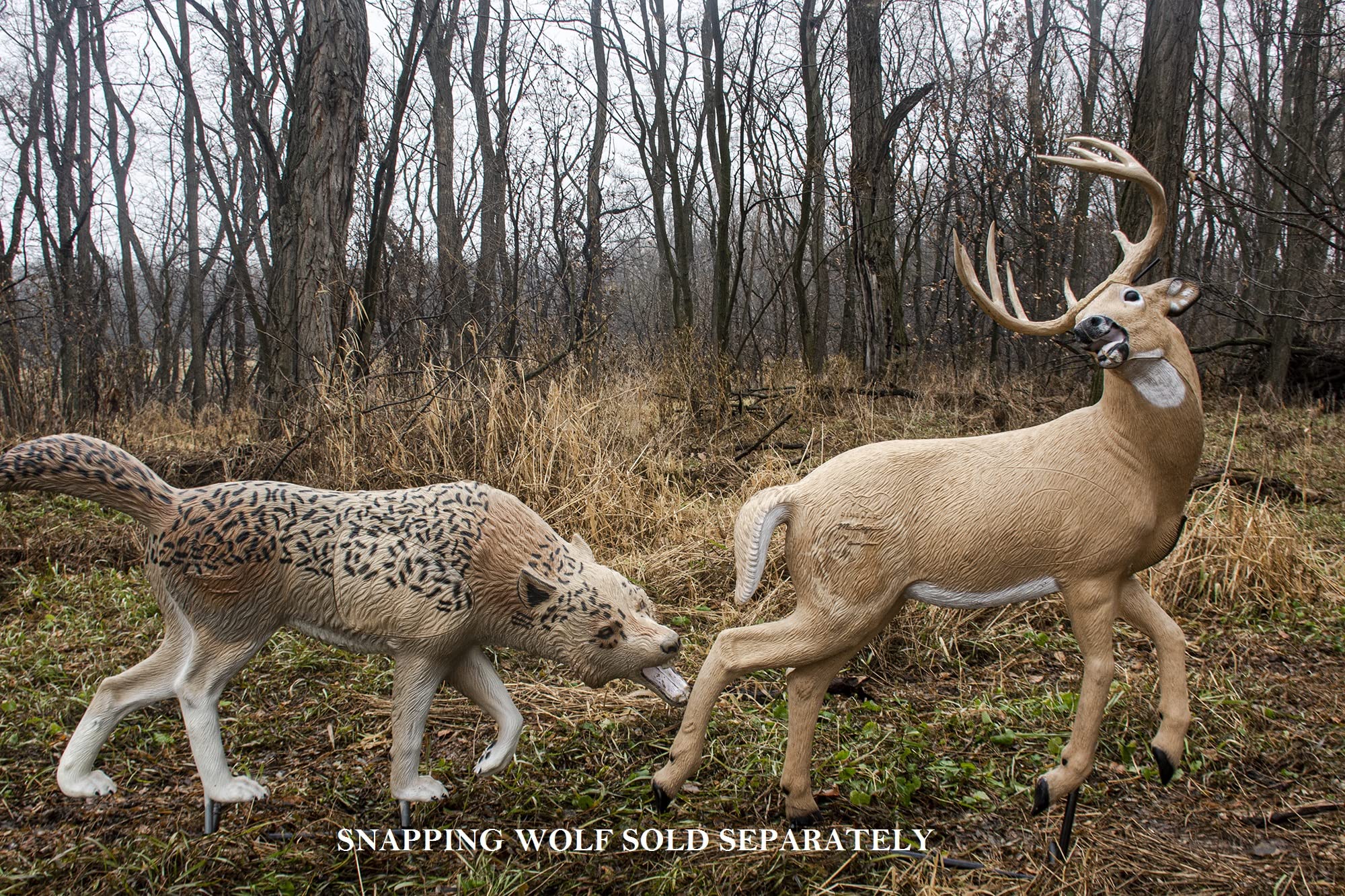 Rinehart Targets Signature 3D Kicking Deer Archery Target - IBO