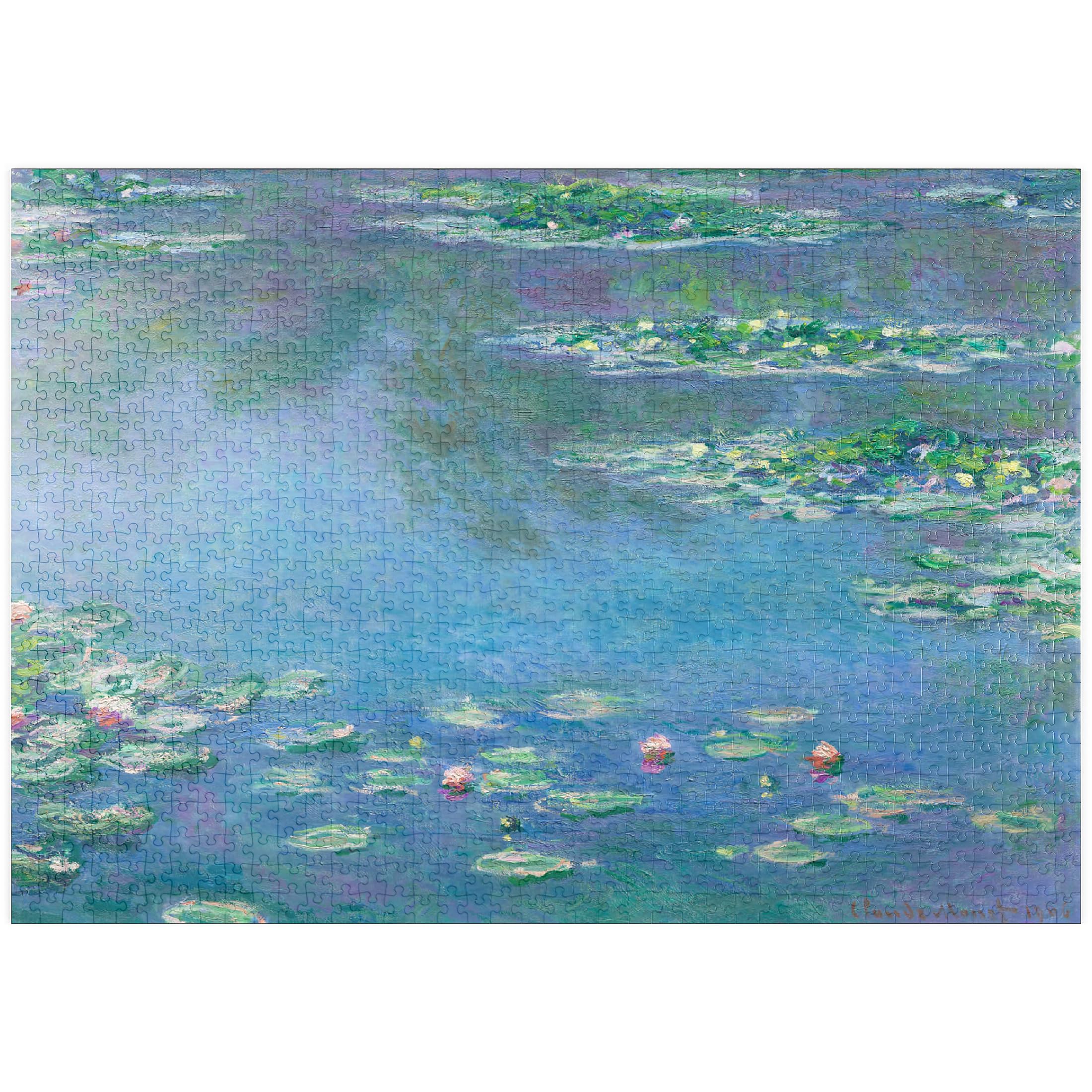 Water Lilies (1840-1926) By Claude Monet - Premium 1000 pieces Puzzle - MyPuzzle special collection from pyornis
