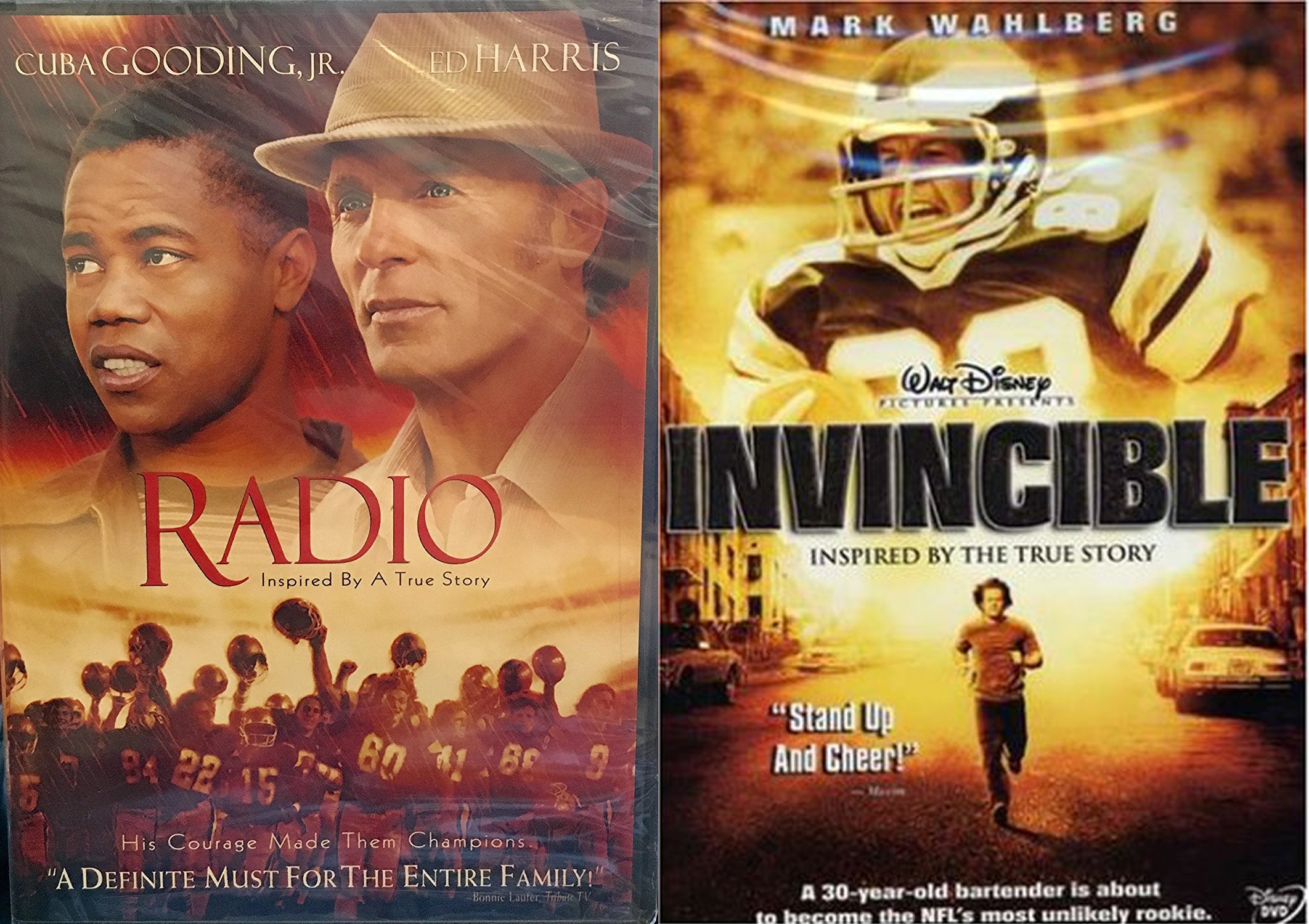 Inspirational Football Drama Bundle - Invincible Radio 2-DVD Bundle