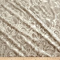 Vista 6 de Tela de terciopelo de damasco brocado negro cortado por The Yard, material en relieve ideal para tapicería para entrenadores y sillas, cortinas