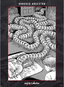 ABYSTYLE Junji Ito Chibi Boxed Unframed Poster Set 20.5 x 15.5 Includes 2 Mini Posters Horror Anime Manga Wall Art Prints for Bedroom Office Room Decor Gift
