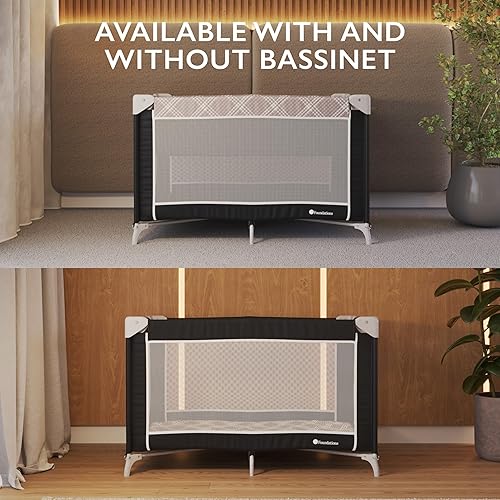 Miniatura 3 de Foundations Sleep 'n Store - Corral portátil para juegos y corral de juegos con moisés extraíble, compacto y fácil de almacenar, incluye bolsa de