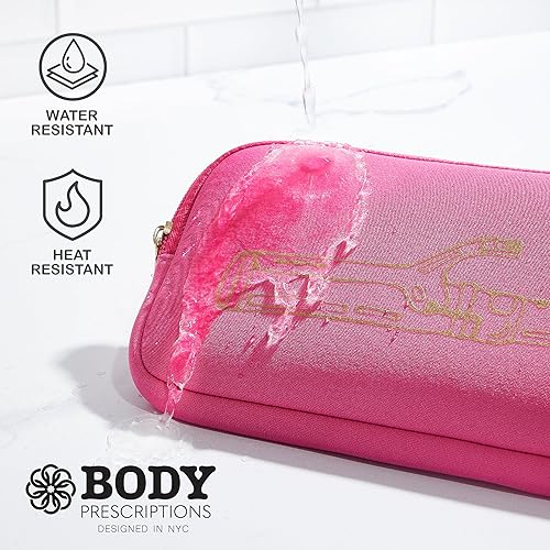 Miniatura 3 de Body Prescriptions Organizador de herramientas para el cabello con diseño elegante, resistente al calor y lavable a mano, funda de herramientas de