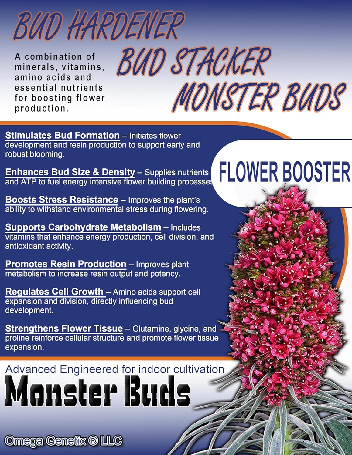 Flower Booster | Big Buds | Hardened & Stacked Buds