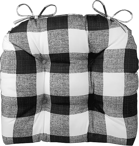 Miniatura 2 de Klear Vu Cojines de silla de mimbre para interiores y exteriores para muebles de patio, cocina y comedor, almohadillas de asiento resistentes al