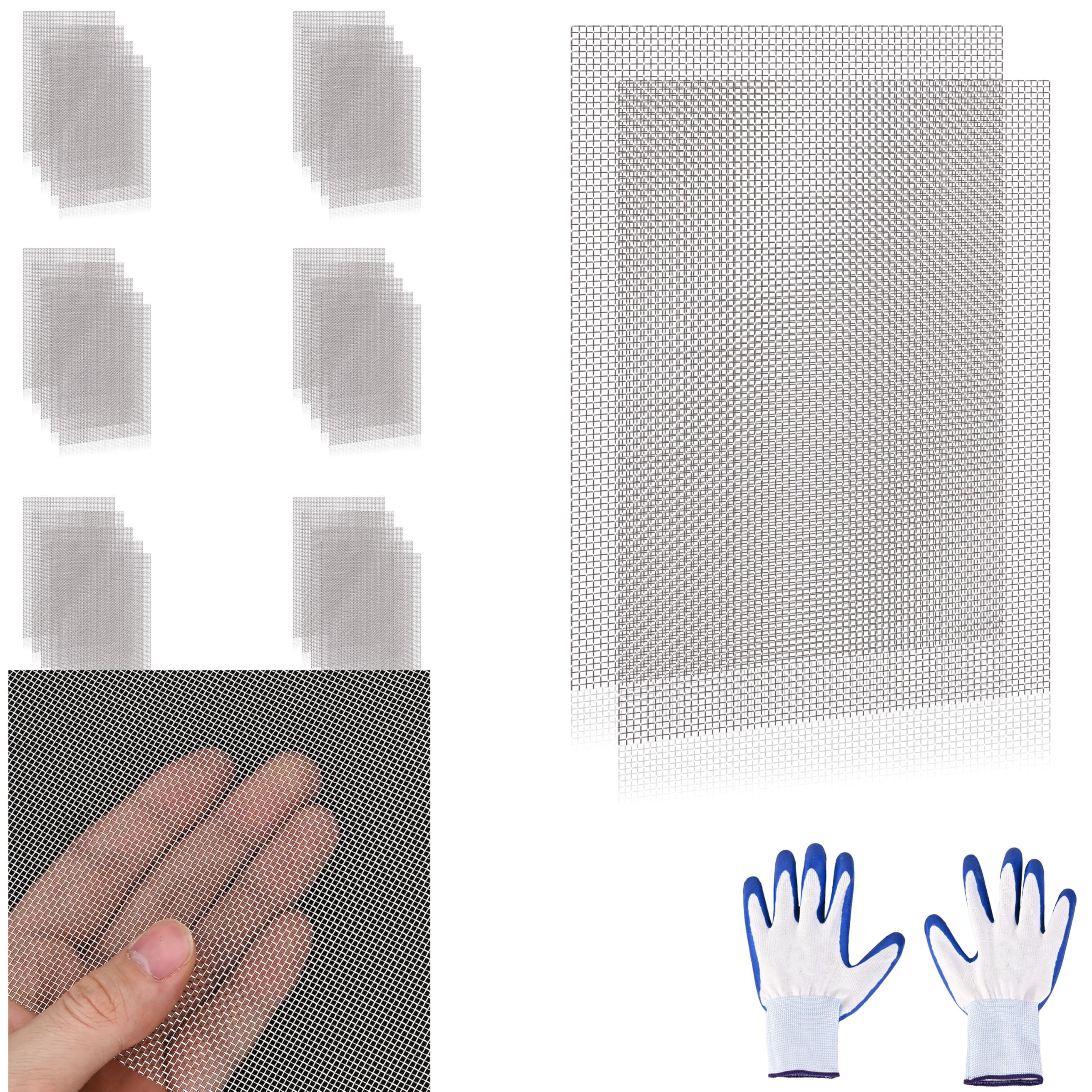 Stainless Steel Wire Mesh Sheets - 4 Pack -8 Stainless Steel Wire Mesh Sheets - 4 Pack -8