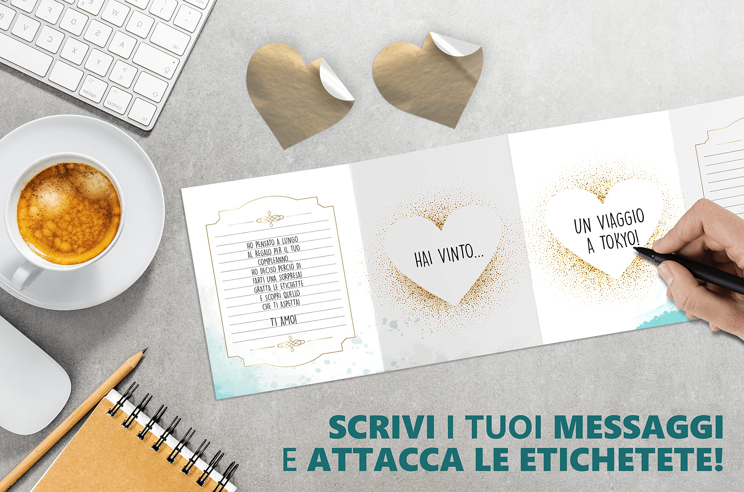 Maxi Gratta E Vinci Personalizzato 4 Facciate - Kit Richiesta Testimone, Annuncio Gravidanza, Battesimo, Baby Shower - 4