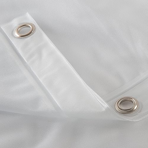 Miniatura 7 de Bath Bliss Forro de cortina de ducha impermeable, protección contra fugas de ventosa 4X, 12 ojales de cobre resistentes a la corrosión, 3