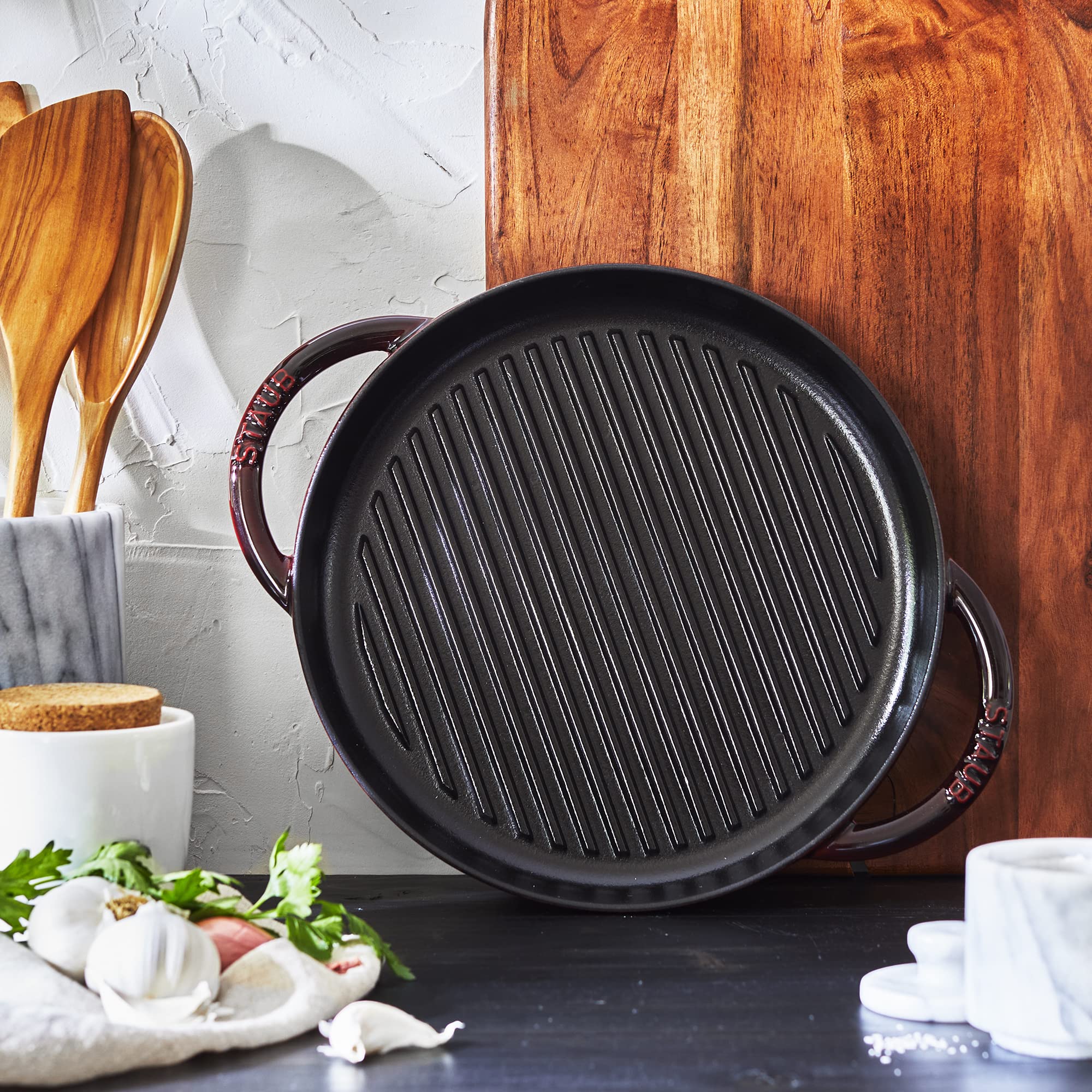 Amazon | STAUB ピュアグリル 10インチ グレナディン | ストウブ(Staub