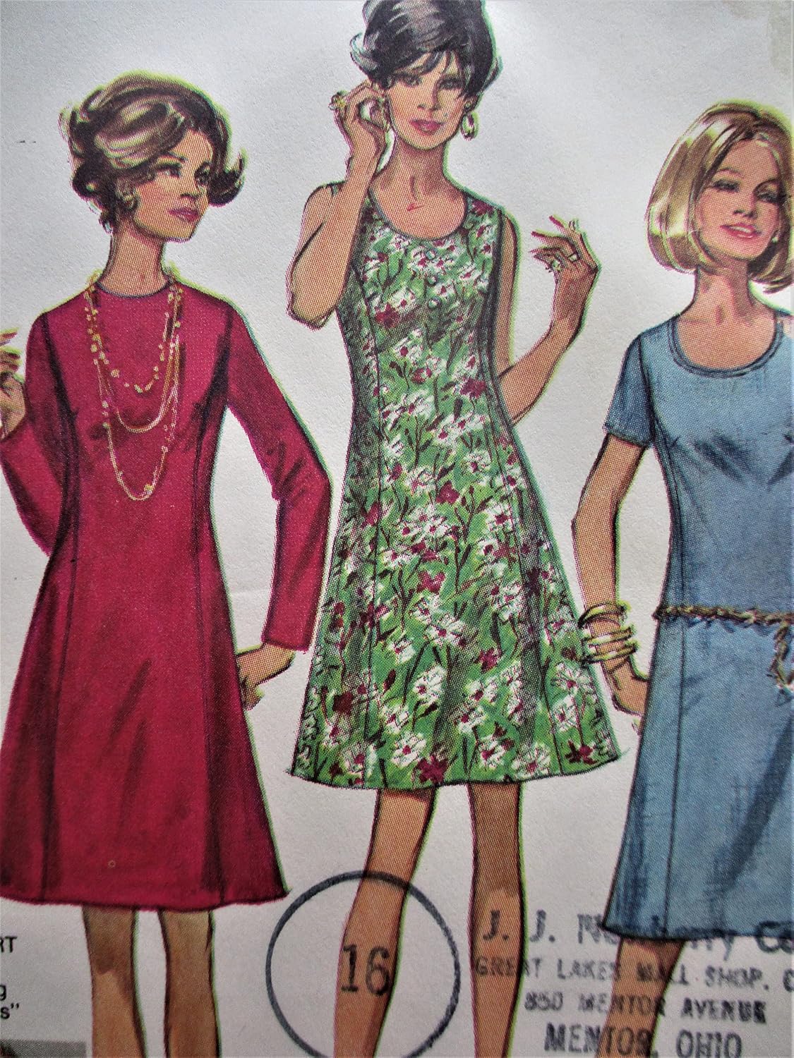 1990's Simplicity Design Your Own Princess Line Gown Pattern - Bust 32.5-36